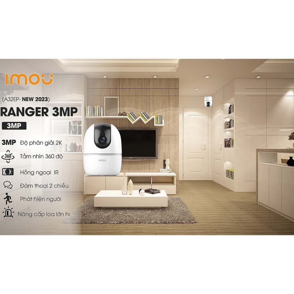 Camera ip wifi imou ranger a52p 5M Quad HD (3K ) a32ep 3M 2k , a42p a22p 1080P xoay 360 độ hàng chính hãng | BigBuy360 - bigbuy360.vn