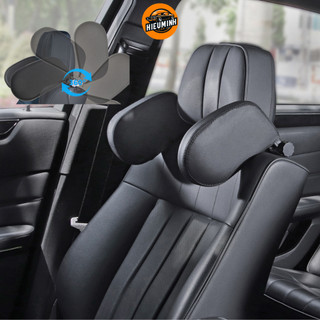Gối tựa đầu ô tô 2 bên HieuMinhCar cao su non mềm mại, Chống mỏi cổ, có thể tùy chỉnh gấp gọn, an toàn khi sử dụng