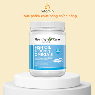 DẦU CÁ OMEGA 3 - HEALTHY CARE ÚC Mẫu mới nhất thị trường