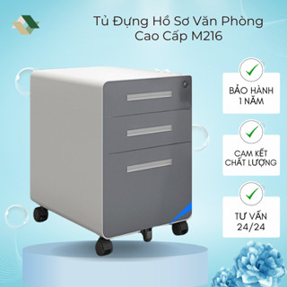 Tủ Đựng Hồ Sơ, Tủ Đựng Tài Liệu Văn Phòng, Tủ Đựng 3 Ngăn Cao Cấp Chống Cháy Nổ, Chống Nước (M216)