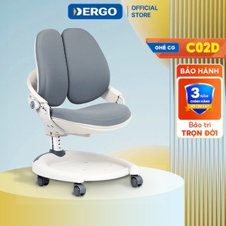 Ghế Ngồi Học Chống Gù DERGO Hanover C02D Grey Edition