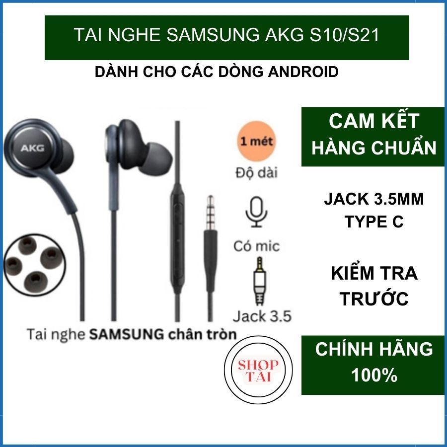 Tai nghe Samsung AKG S10 Zin Chính Hãng Bảo Hành 12T lỗi 1 đổi 1 TÀI SHOP