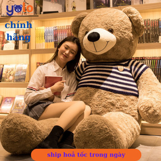 Gấu bông teddy 2m siêu to khồng lồ hàng chính hãng cao cấp