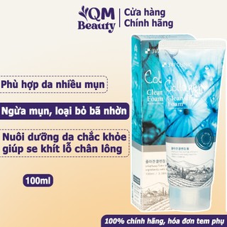 Sữa rửa mặt 3W Clinic Collagen 100ml Hàn Quốc mẫu mới - QM Beauty