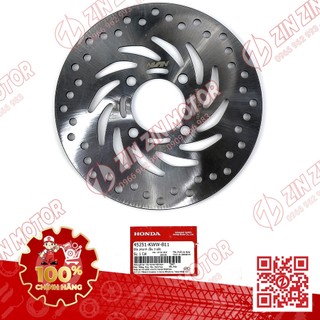 Đĩa phanh, dĩa thắng trước future 125 mập, future fi 125, future bxc 125 2014 2015 45251-kww-b11 chính hãng - zzm
