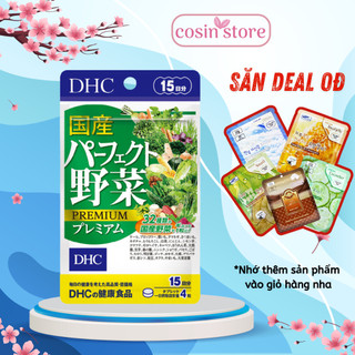 Viên uống DHC Rau Củ Quả Tổng hợp Premium 60 Viên 15 Ngày Dùng bổ sung chất xơ hòa tan Cosin Store