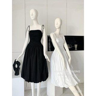 Đầm 2 dây chân váy bí dáng dài yuna68 N003