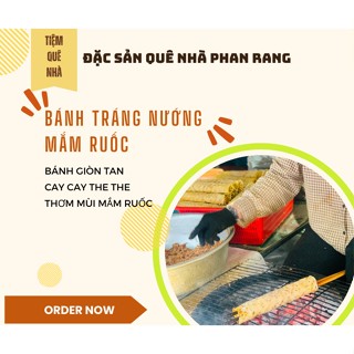 [FULL TOPPING]Bánh tráng nướng mắm ruốc CHÀ BÔNG,RUỐC TÉP,HÀNH PHI - Đặc sản Phan Rang - ăn vặt - Tiệm Quê Nhà