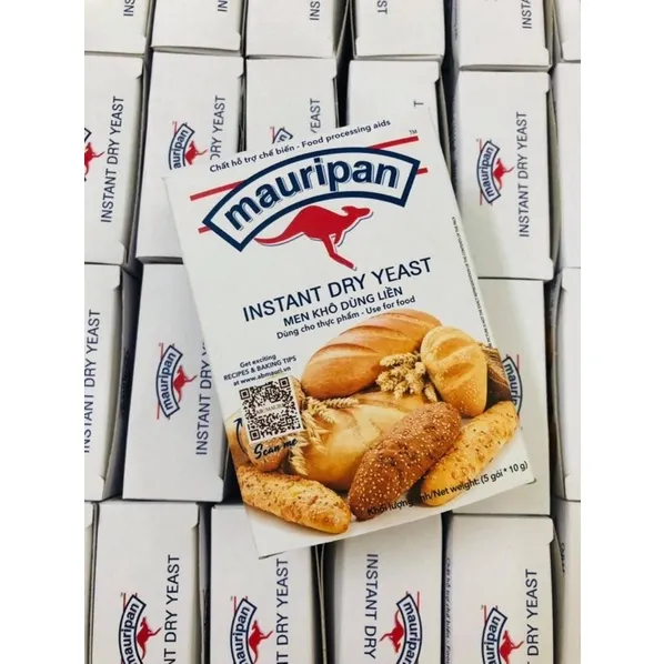 COMBO 3 HỘP Men nở Instant Mauripan 50g - (1Hộp 5 Gói 10g)