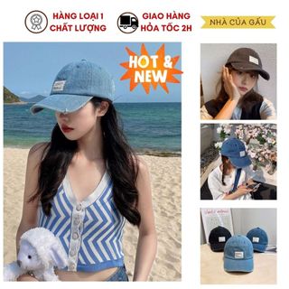 Mũ lưỡi trai vải jean đẹp dã man luôn ạ