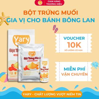 Bột trứng muối yary gói 220g, gia vị bột trứng muối, bánh bông lan trứng muối, sốt trứng muối