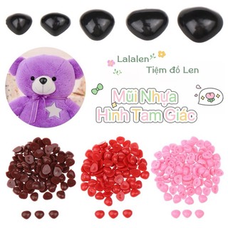 Mũi nhựa hình tam giác cho búp bê, thú bông diy
