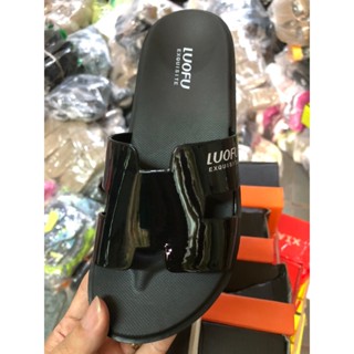 dép lê nữ chữ H luofu chính hãng, dép cao su bản quai ngang chất lượng.