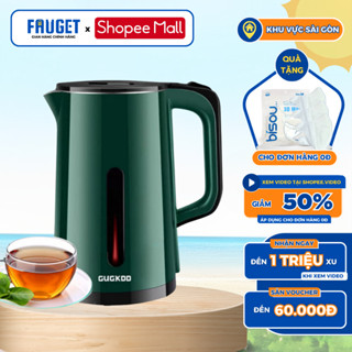 Ấm Siêu Tốc, Ấm Đun Nước SHODWE Công Suất 1500W Dung Tích 2.5L Tự Ngắt Điện Khi Sôi 2 Lớp Cách Nhiệt, Bảo Hành 12 Tháng