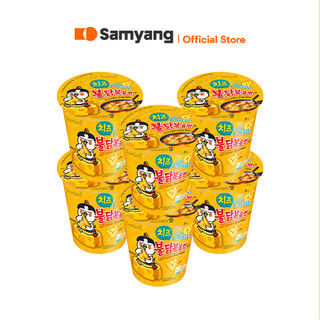 Combo 6 Ly Mì Khô Gà Cay Samyang Foods Vị Phô Mai (70g/ly)