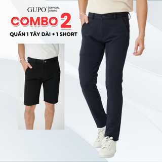  1 Quần Âu Nam Ống Côn Slimfit Cotton GUPO Local Brand 1 Quần Short Tây Co Giãn 4 Chiều