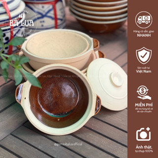 [Giá sỉ|Đủ size] Thố đất, nồi đất nung tráng men lòng kho quẹt, kho thịt cá, cơm thố... kiểu đồng quê, hàng thủ công