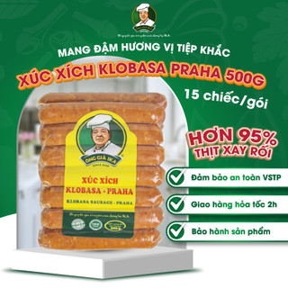 Xúc xích Klobasa Praha Ông già IKA 500g