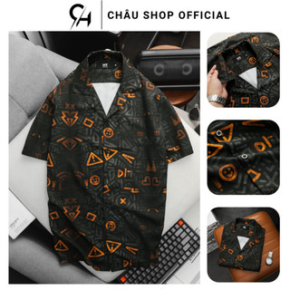Áo Sơ Mi Lụa Nam, Áo Sơ Mi Cuban Lụa Notice CHÂU SHOP OFFICIAL Hoạ Tiết Nổi Bật Độc Lạ Chất Lụa Mềm Mịn Thoáng Mát