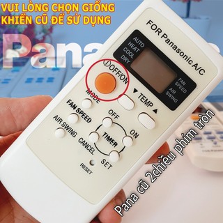 Điều khiển điều hòa PANASONIC 2 chiều - Remote máy lạnh Panasonic 2 chiều kiểu mẫu cũ