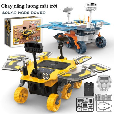 Đồ chơi khoa học xe thám hiểm sao hoả KAVY tự lắp ráp DIY 46 chi tiết chạy bằng năng lượng mặt trời
