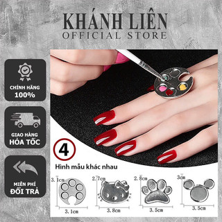 Nhẫn để màu- nhẫn đeo tay pha màu vẽ nail- nhẫn pha màu tiện lợi