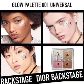 Bảng Phấn Bắt Sáng Backstage Glow Face Palette Màu 001 Universal 10g – Làn Da Tỏa Sáng Tự Nhiên