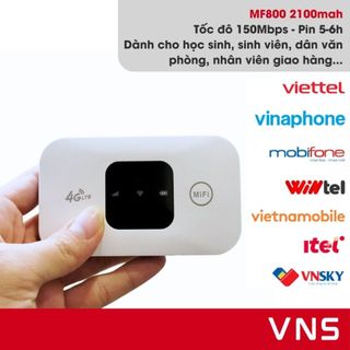 MF800 Cục phát WIFI Không Dây Dùng Sim 4G Pin Cầm Tay Nhỏ Gọn