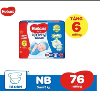  Tã Dán Huggies NB 70+6 