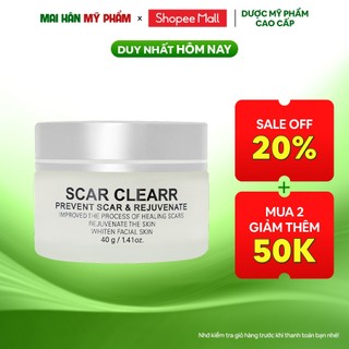 Kem hỗ trợ sẹo rỗ White Doctors Scar Clearr tái tạo tế bào da 40g - Mỹ Phẩm Mai Hân