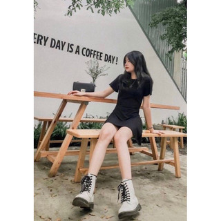 🌼Sale Đầm thun body ngắn dáng xoè lẻ mẫu✨