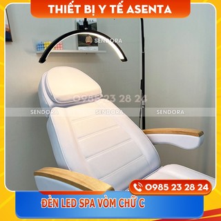 Đèn led phun xăm, đèn spa led chữ c có livestream 23 inch - 40w, 3 chế độ sáng asenta