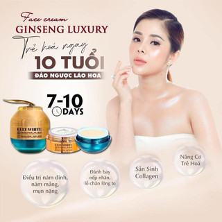 Kem Face Sâm Luxury Nhân Sâm Mới Elly White [Tặng Lọ Ủ Cam]