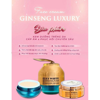 Kem Face Sâm Luxury Nhân Sâm Mới Elly White [Tặng Lọ Ủ Cam]