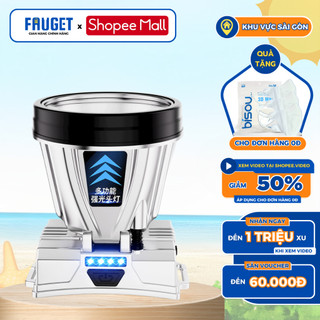 Đèn Pin Đội Đầu FAUGET Siêu Sáng Sạc Pin 2in1 Kiêm Sạc Dự Phòng Chống Nước Cổng Sạc UBS/TYPE-C, Bảo Hành 12 Tháng
