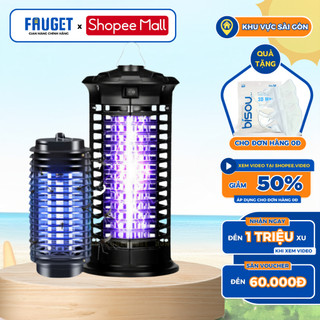 Đèn Bắt Muỗi Thông Minh FAUGET Điện Quang, Máy Bắt Côn Trùng Tự Động 2in1 Ánh Sáng Xanh Kiêm Đèn Ngủ, Bảo Hành 12 Tháng