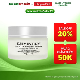 Kem chống nắng ngừa nám White Doctors Daily UV Care 40g - Mỹ Phẩm Mai Hân