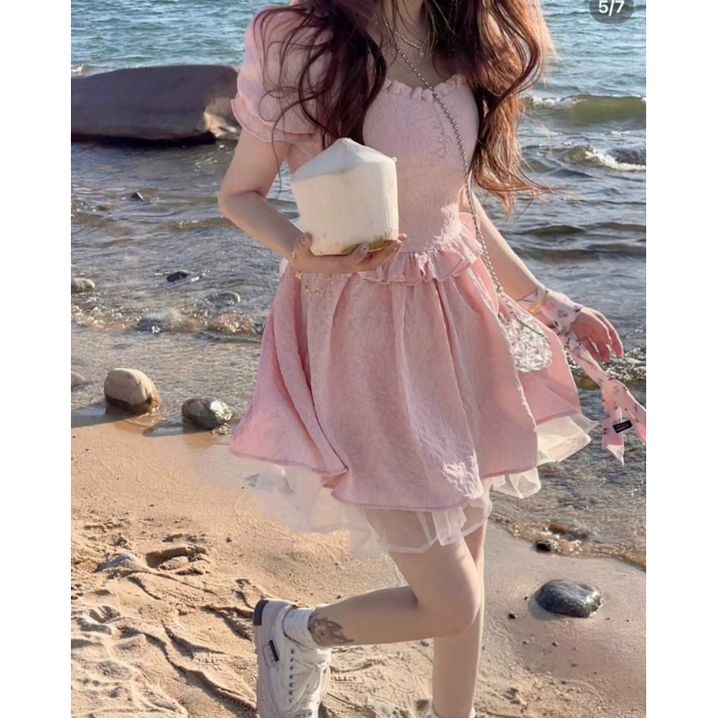 ĐẦM GẤM PHỐI VOAN NƠ LƯNG