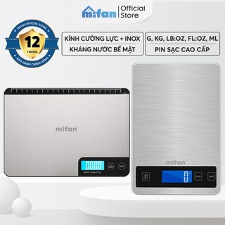 Cân Điện Tử Mini Tiểu Ly Nhà Bếp Cao Cấp MIFAN 0.01g - 15kg - Nhỏ Gọn, Siêu Chính Xác, Thép Không Gỉ, Màn LCD