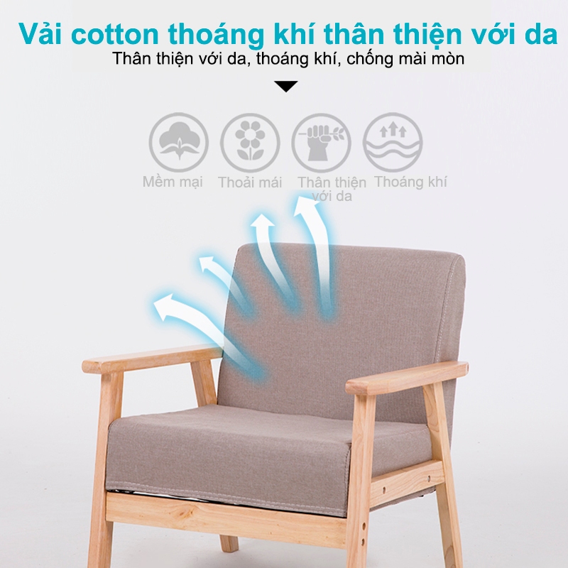 REX Ghế sofa gỗ Ghế sofa vải thư giãn  tiện ích sang trọng sofa giường đa năngSofa đơn/đôi/ba người | BigBuy360 - bigbuy360.vn