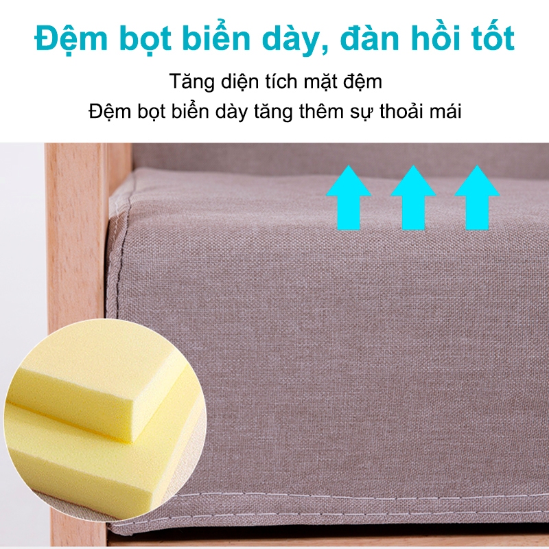 REX Ghế sofa gỗ Ghế sofa vải thư giãn  tiện ích sang trọng sofa giường đa năngSofa đơn/đôi/ba người | BigBuy360 - bigbuy360.vn