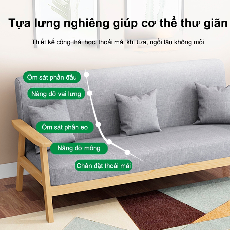 REX Ghế sofa đơn/đôi/ba người gỗ cao cấp hiện chân gỗ mắt sang trọng tinh tế Sofa phòng khách đơn giản | BigBuy360 - bigbuy360.vn