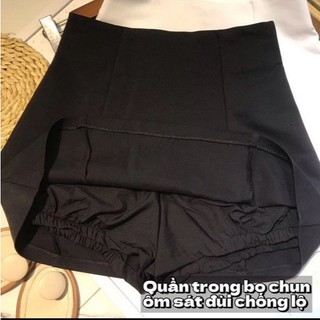 Chân váy chiết eo dáng A cạp cao tôn dáng