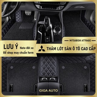 [Hàng có sẵn]Thảm lót sàn ô tô Mitsubishi attrage 6D da PU cao cấp không mùi, chống nước, ôm khít form xe,bảo hành 3 năm