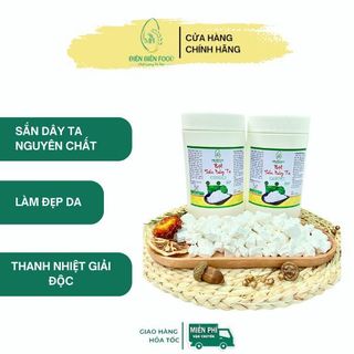 Bột Sắn Dây Nguyên Chất Điện Biên hộp 500g làm thủ công từ Sắn Dây Ta không pha trộn, công dụng rất tốt cho sức khoẻ