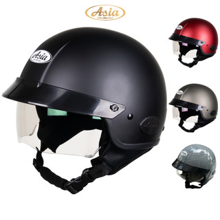 TRỢ GIÁ - MŨ BẢO HIỂM TRÙM 3/4 ĐẦU KÍNH ÂM CAO CẤP ASIA MT139 - Vòng Đầu 57-59 - HÀNG CHÍNH HÃNG - Bảo Hành 12 Tháng