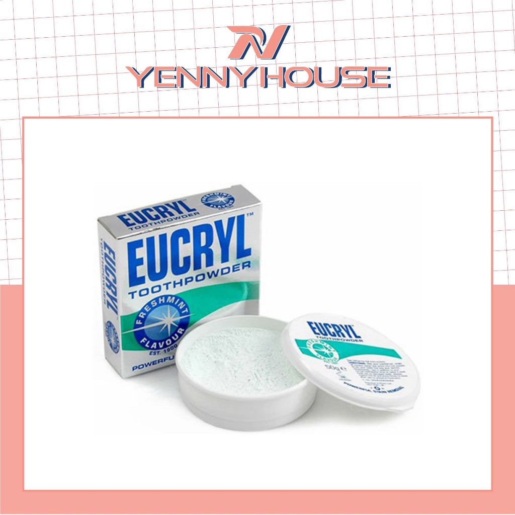 Bột Tẩy Trắng Răng Eucryl Tooth Powder 50g