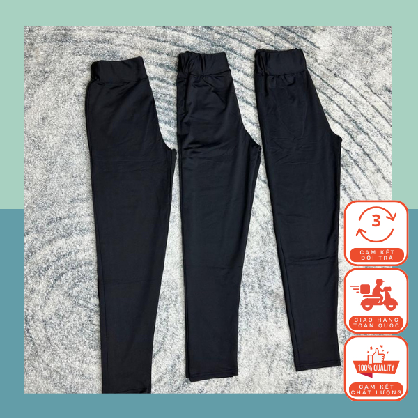 Combo 2 Quần Legging Dài Co Giãn 4 Chiều Dày Dặn