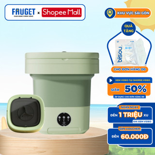 Máy Giặt Mini Gấp Gọn SHODWE Giặt Đồ Trẻ Em Tất Vớ Đồ Lót Dung Tích 6L Tự Vắt Khô Công Nghệ Khử Khuẩn Bảo Hành 12 Tháng