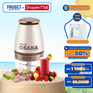 Máy Xay Thịt FAUGET Nhật Bản, Máy Xay Sinh Tố, Thực Phẩm Nhà Bếp Dung Tích 750ml Công Suất 350W, Bảo Hành 12 Tháng